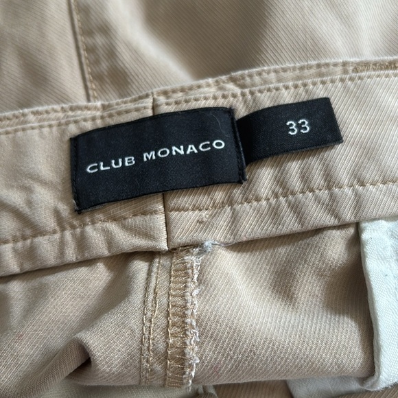 Club Monaco Men's Khaki Pants size 33 - Picture 4 of 5